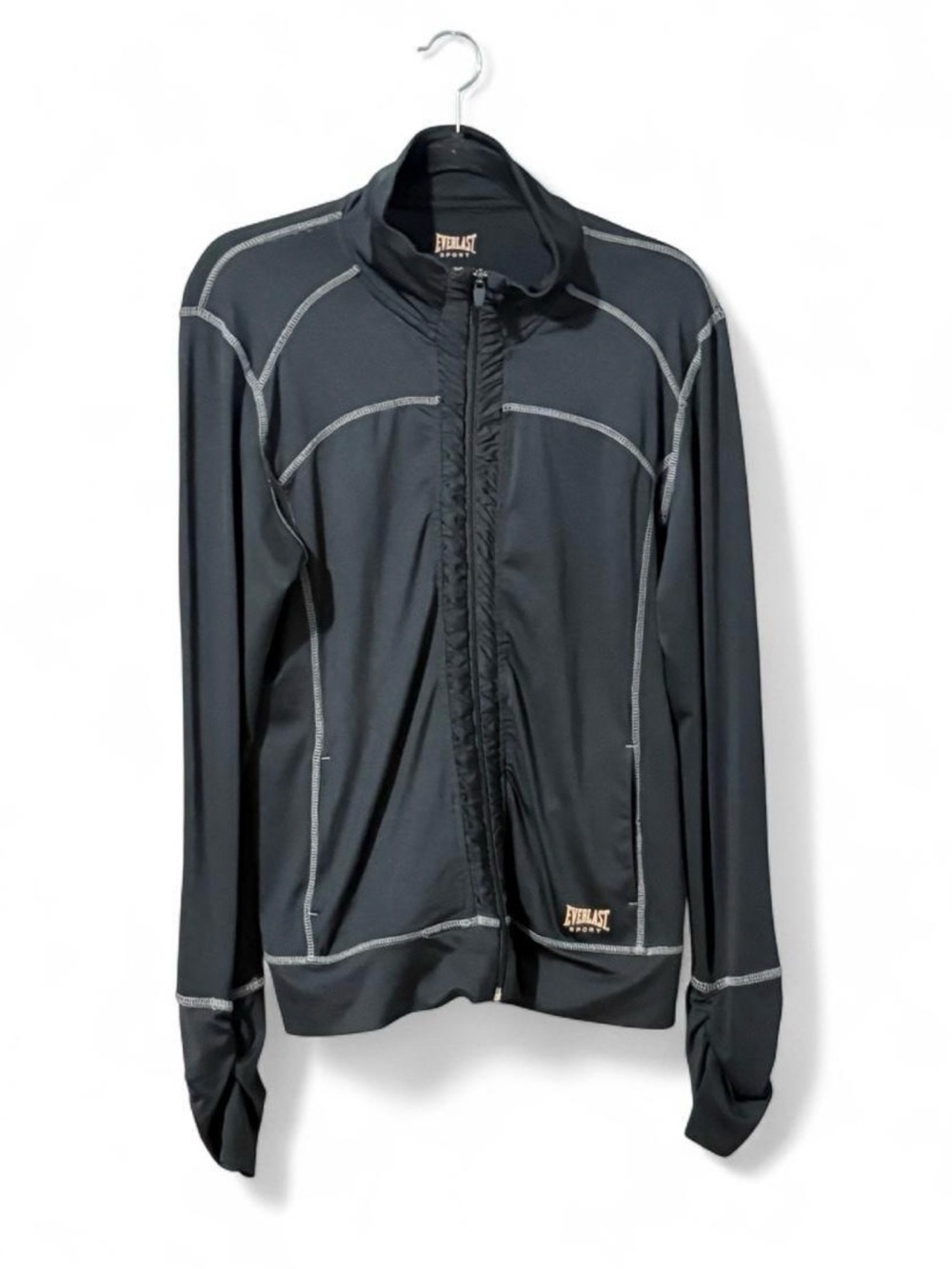 Everlast Sport Black Full Zip Athletic Jacket XL